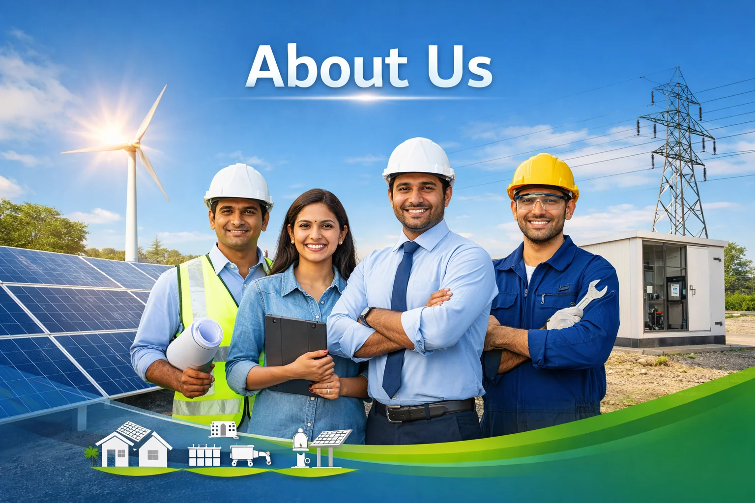 solar panel in home Installation